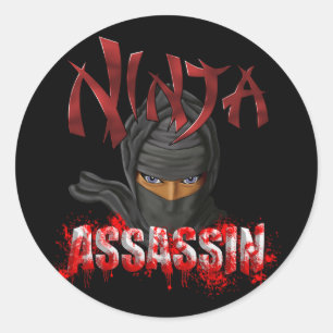 Ninja Assassin Classic Round Sticker