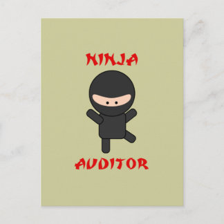 ninja auditor postcard