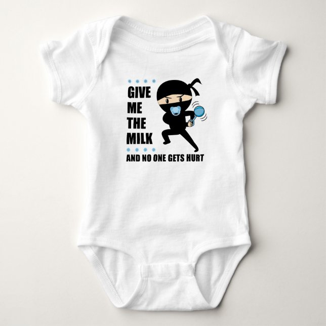ninja baby bodysuit (Front)