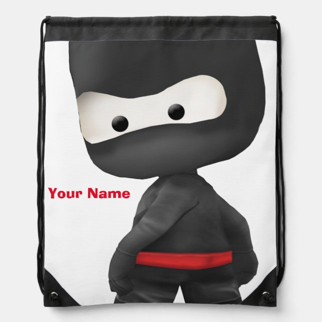 Ninja Backpack -drawstring (Front)
