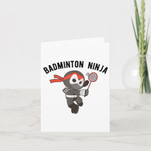 Ninja Badminton , Birdie Sport Tee Apparel_1  Card