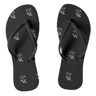 Ninja Bear Flip Flops