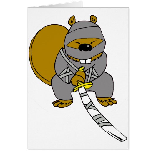 Ninja Beaver Cards (Front)