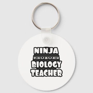 Ninja Biology Teacher Keychain