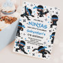 Ninja Birthday Karate Martial Arts Birthday Party Invitation