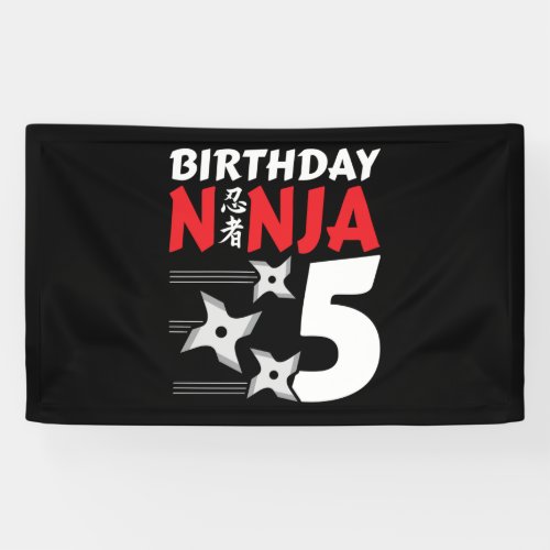 Ninja Birthday Party _ Birthday Ninja 5 Banner