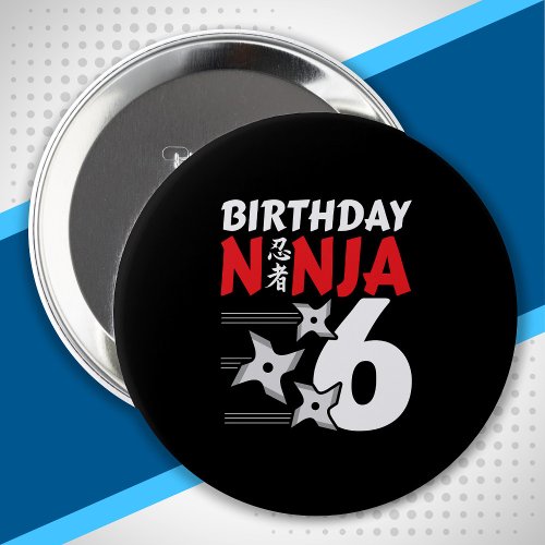 Ninja Birthday Party _ Birthday Ninja 6 Button