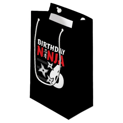 Ninja Birthday Party _ Birthday Ninja 6 Small Gift Bag