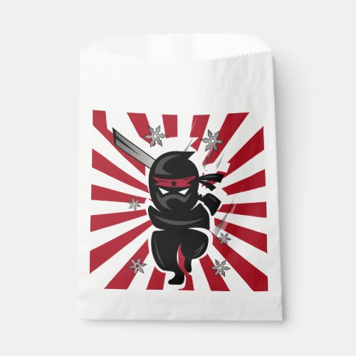 Ninja Birthday Party Favor Cookie Bags