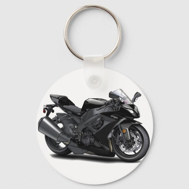 Ninja Black Bike Keychain (Front)