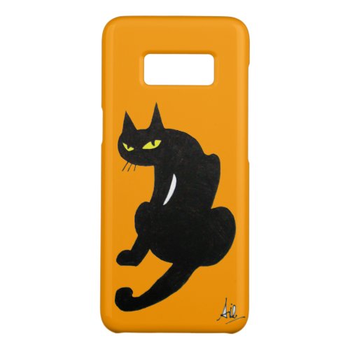 NINJA BLACK CAT Yellow Case_Mate Samsung Galaxy S8 Case