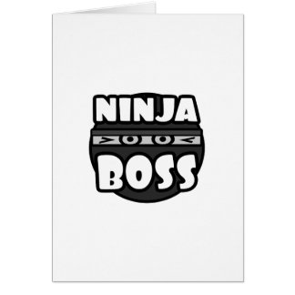 Ninja Boss Cards