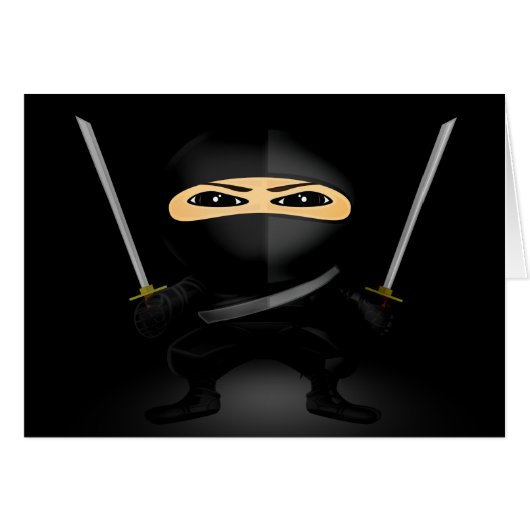 Ninja Boy (2) Cards (Front Horizontal)
