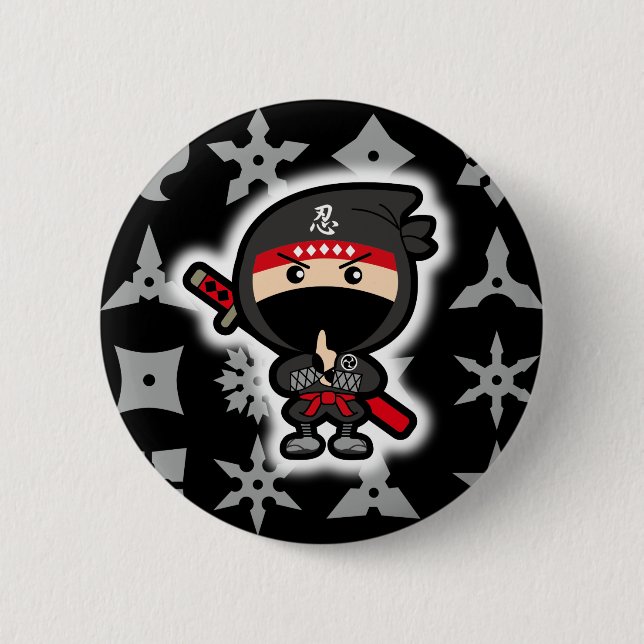 Ninja Boy Button (Front)