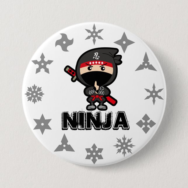 Ninja Boy Button (Front)