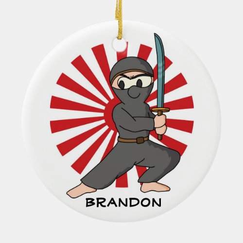 Ninja Boy  Design Ornament