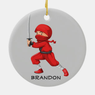 Ninja Boy Design Ornament