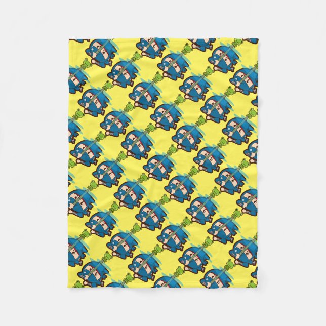 Ninja Boy Fleece Blanket (Front)