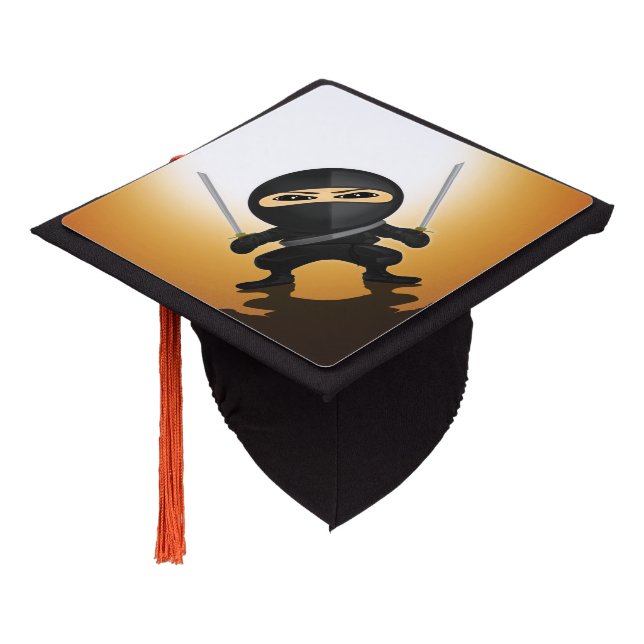 Ninja Boy Graduation Cap Topper (Angled)