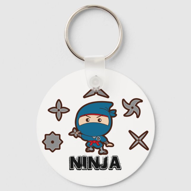 Ninja Boy Keychain (Front)