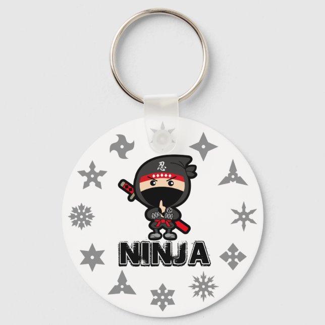 Ninja Boy Keychain (Front)