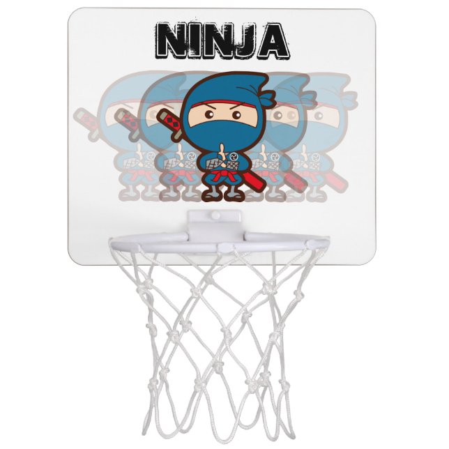 Ninja Boy Mini Basketball Hoop (Front)