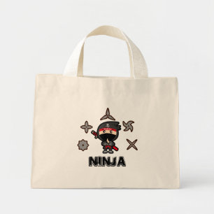 Ninja Boy Mini Tote Bag