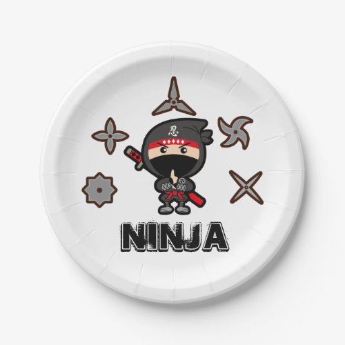 Ninja Boy Paper Plates