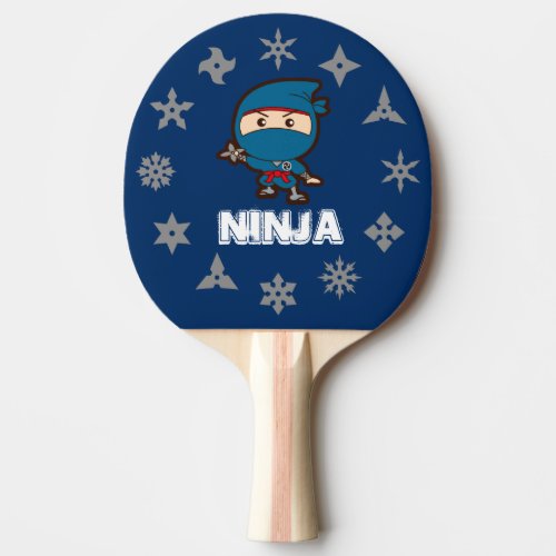 Ninja Boy Ping Pong Paddle