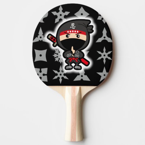 Ninja Boy Ping Pong Paddle