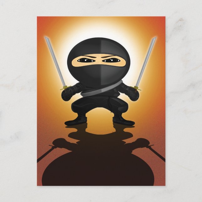 Ninja Boy Postcard (Front)