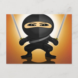 Ninja Boy Postcard