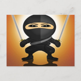 Ninja Boy Postcard
