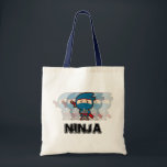 Ninja Boy Tote Bag<br><div class="desc">Cool Ninja! True Ninja style from Japan. *As for this item, you can customize the color of the background freely. *As for this item, you can customize a text freely.</div>