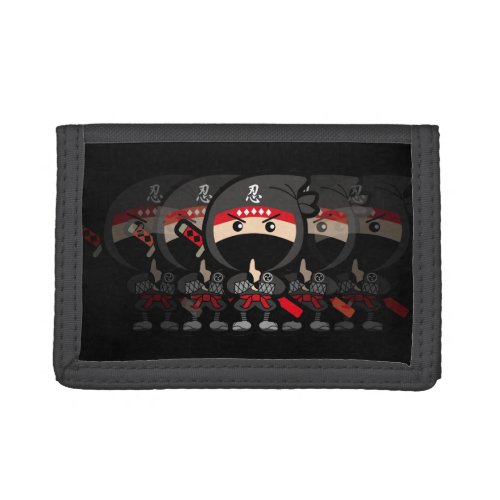 Ninja Boy Tri_fold Wallet