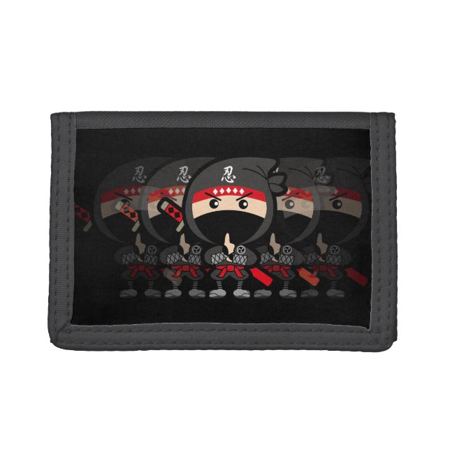 Ninja Boy Tri-fold Wallet (Front)