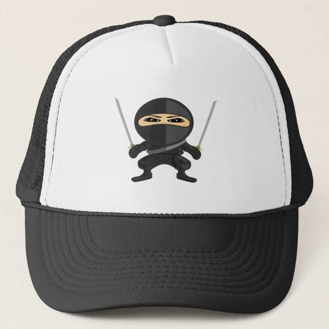Ninja Boy Trucker Hat (Front)