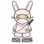 Ninja Bunny! Photo Sculpture<br><div class="desc">Gorgeous Photo Sculpture featuring my Ninjadorables Ninja Bunny! Created by me,  the artist Delphine Lévesque Demers!</div>