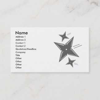 Ninja Business Cards