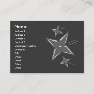 Ninja Business Cards