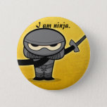 Ninja Button at Zazzle