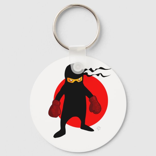 Ninja by Chillee Wilson Keychain (Front)