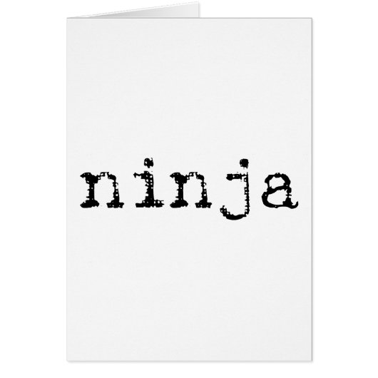 Ninja Cards (Front)