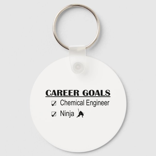 Ninja Career Goals - Chemical Engineer Keychain (Front)