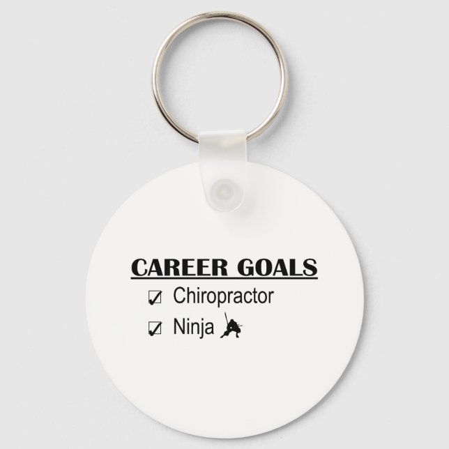 Ninja Career Goals - Chiropractor Keychain (Front)