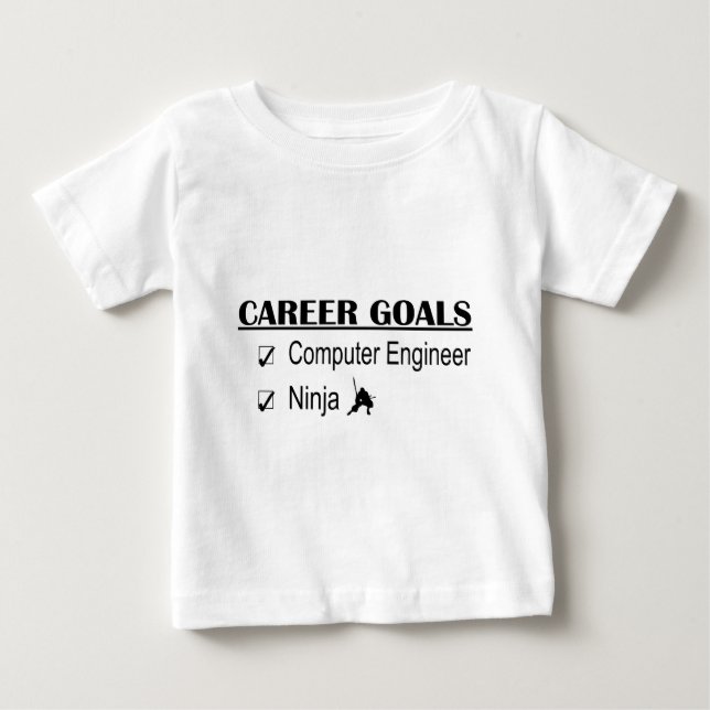 Ninja Career Goals - Computer Engineer Baby T-Shirt (Front)