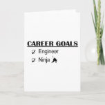 Ninja Career Goals - Engineer Card