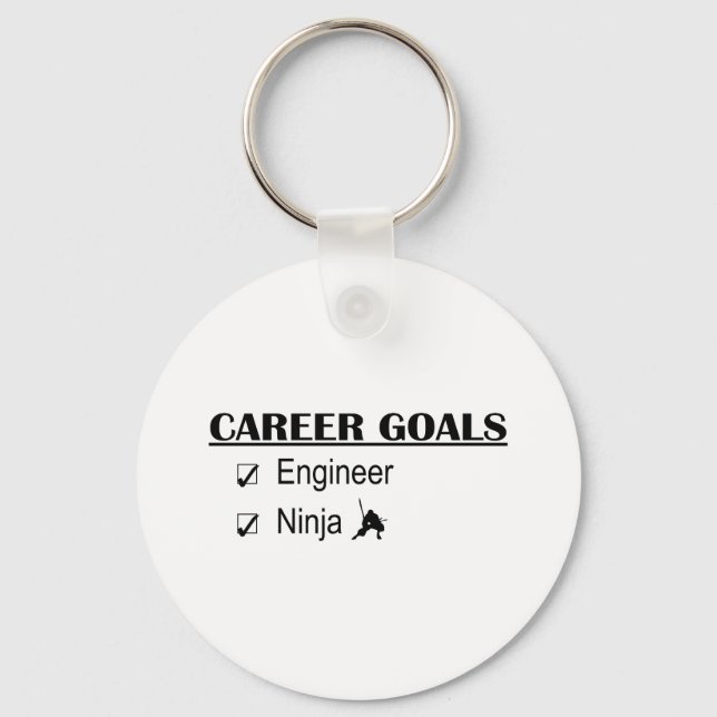 Ninja Career Goals - Engineer Keychain (Front)
