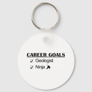 Ninja Career Goals - Geologist Keychain