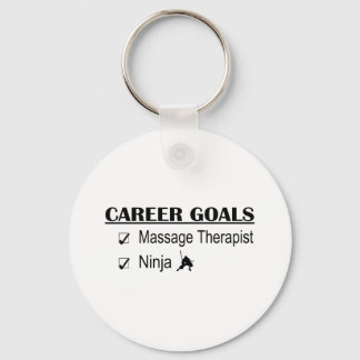 Ninja Career Goals - Massage Therapist Keychain